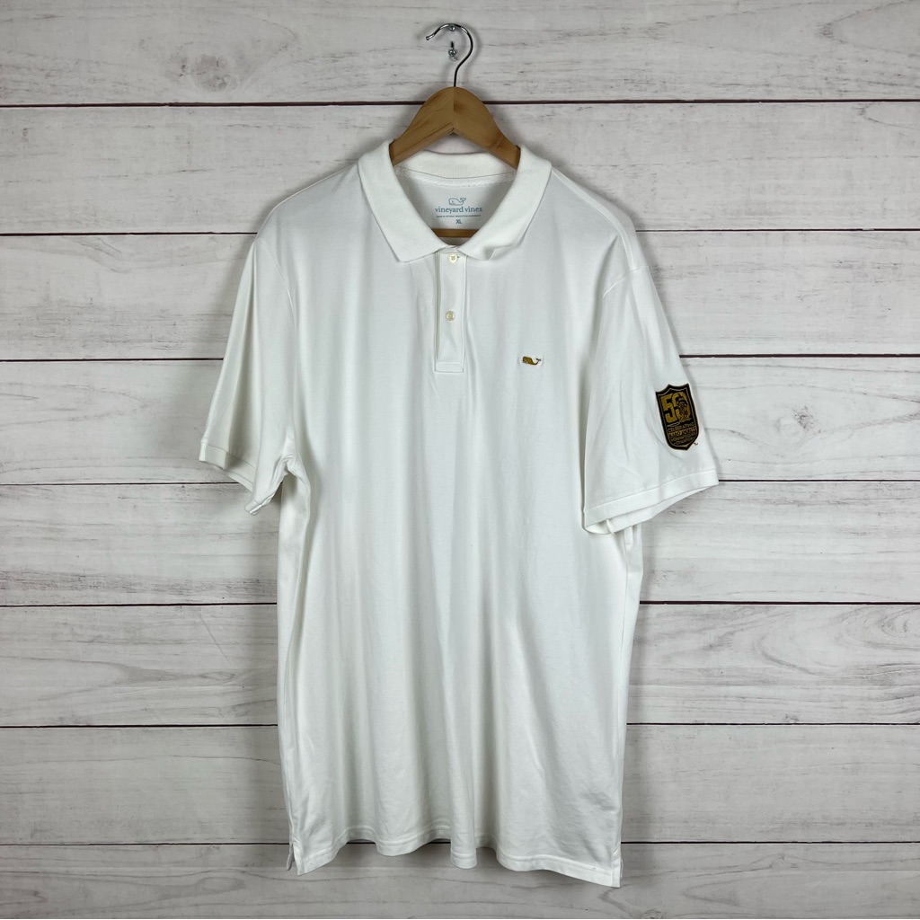 Rare Vineyard Vines Mario Andretti Racing Polo Shirt Xl